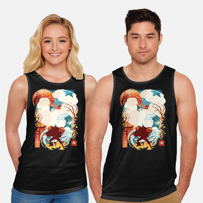 Cyborg Pirate-Unisex-Basic-Tank-dandingeroz
