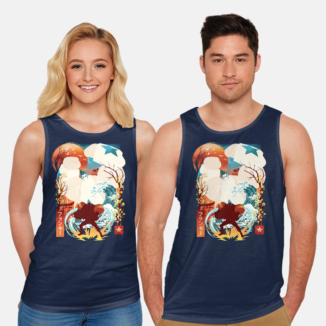 Cyborg Pirate-Unisex-Basic-Tank-dandingeroz