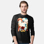Cyborg Pirate-Mens-Long Sleeved-Tee-dandingeroz