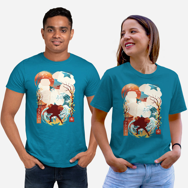 Cyborg Pirate-Unisex-Basic-Tee-dandingeroz