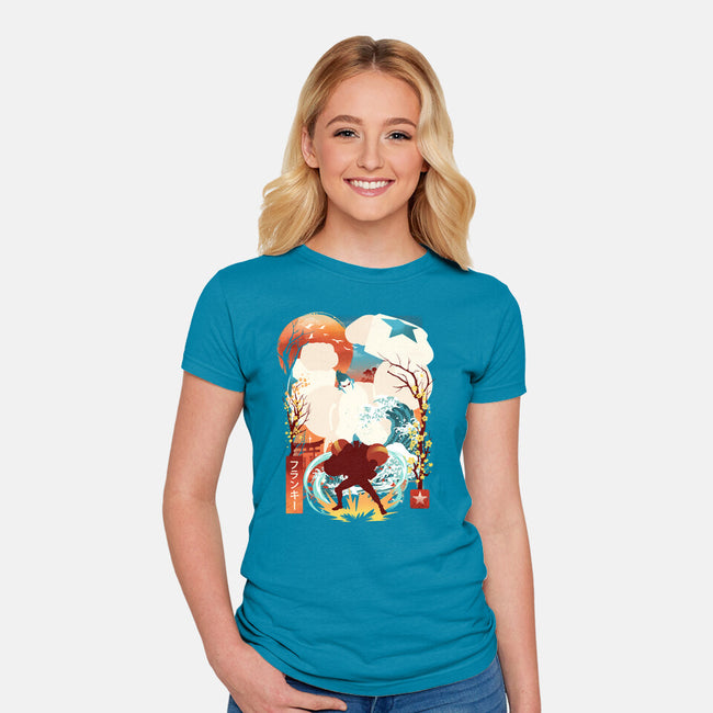 Cyborg Pirate-Womens-Fitted-Tee-dandingeroz