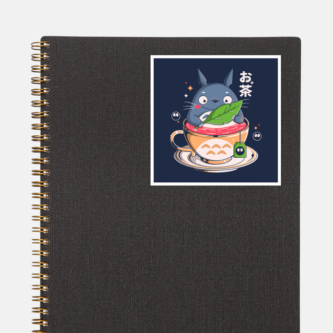 My Tea Neighbor-None-Glossy-Sticker-Eoli Studio
