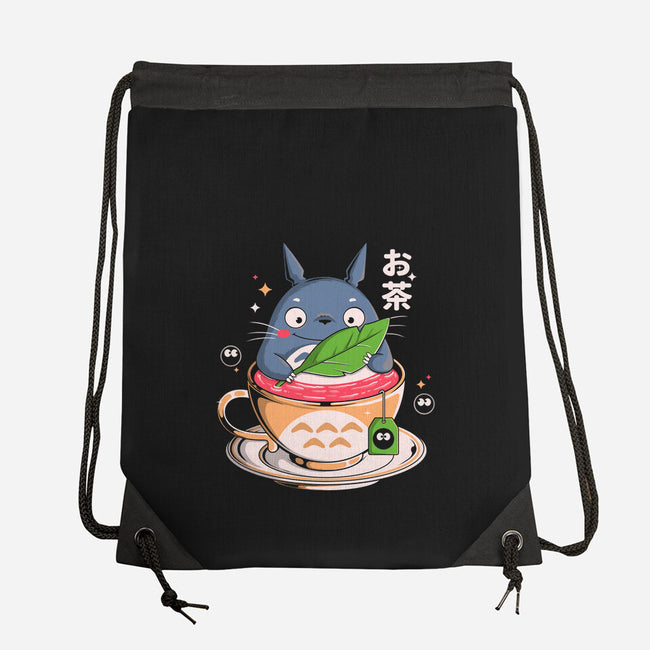 My Tea Neighbor-None-Drawstring-Bag-Eoli Studio