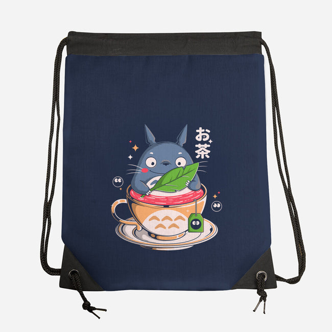 My Tea Neighbor-None-Drawstring-Bag-Eoli Studio