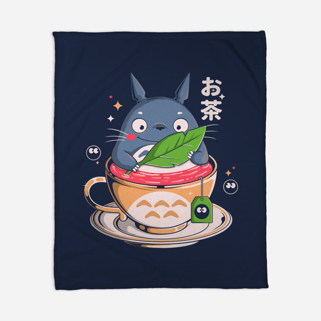 My Tea Neighbor-None-Fleece-Blanket-Eoli Studio