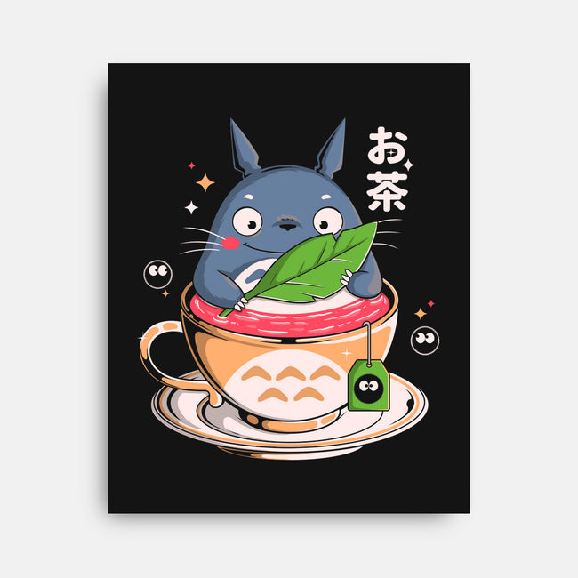 My Tea Neighbor-None-Stretched-Canvas-Eoli Studio