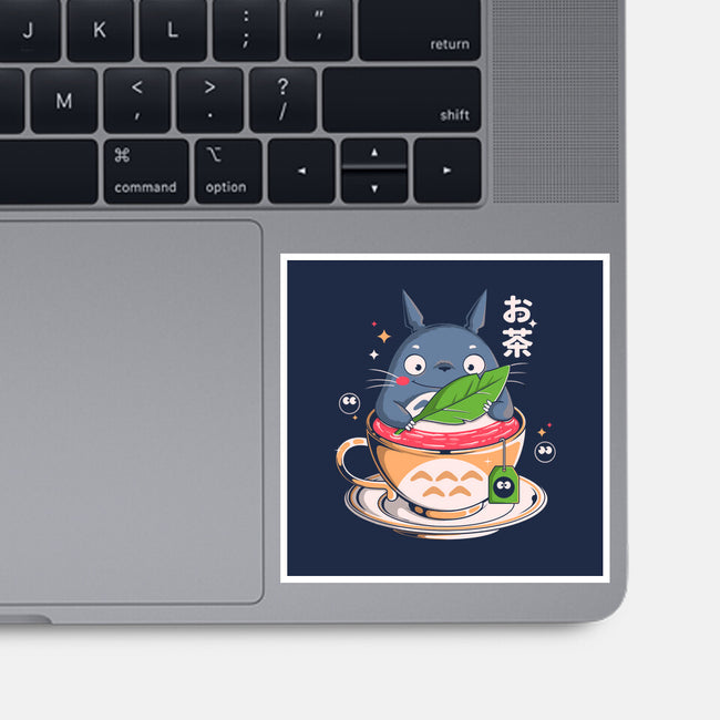 My Tea Neighbor-None-Glossy-Sticker-Eoli Studio