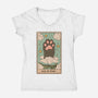 The Ace Of Paws-Womens-V-Neck-Tee-Thiago Correa
