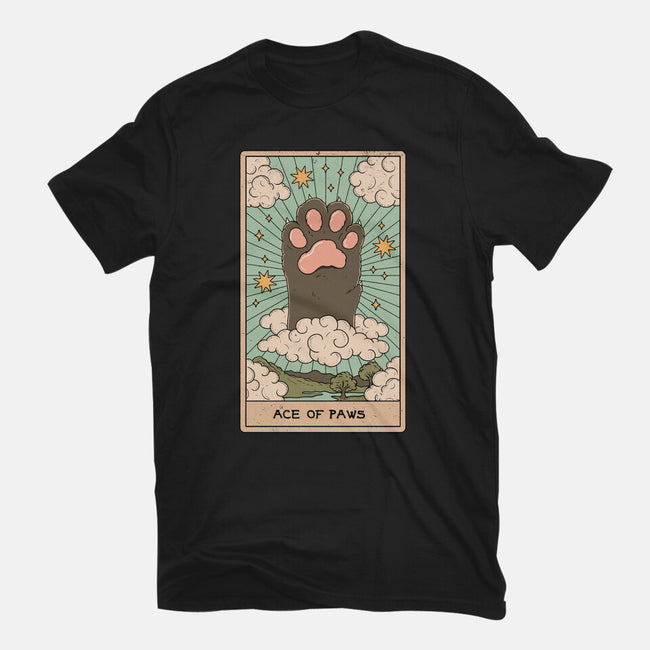 The Ace Of Paws-Womens-Basic-Tee-Thiago Correa