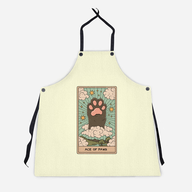 The Ace Of Paws-Unisex-Kitchen-Apron-Thiago Correa