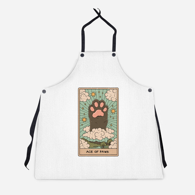 The Ace Of Paws-Unisex-Kitchen-Apron-Thiago Correa