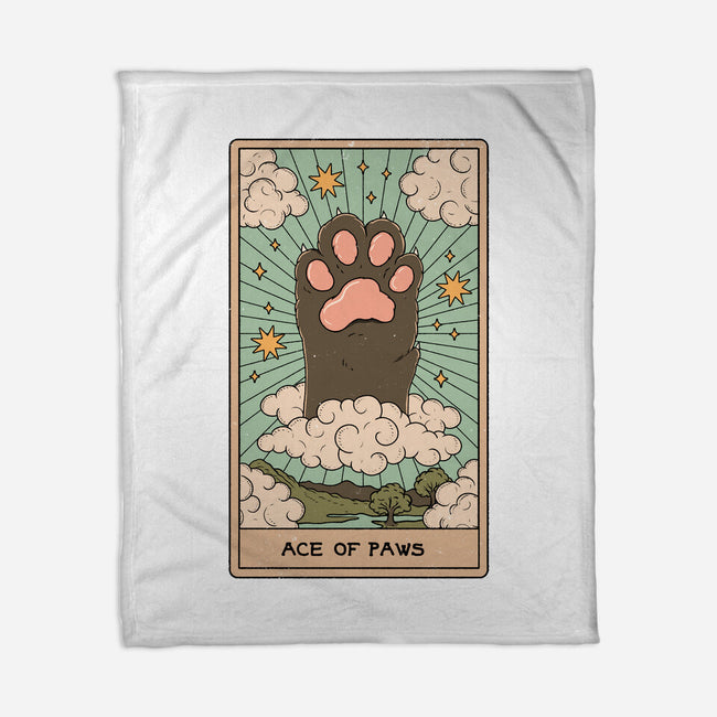 The Ace Of Paws-None-Fleece-Blanket-Thiago Correa