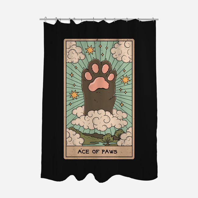 The Ace Of Paws-None-Polyester-Shower Curtain-Thiago Correa