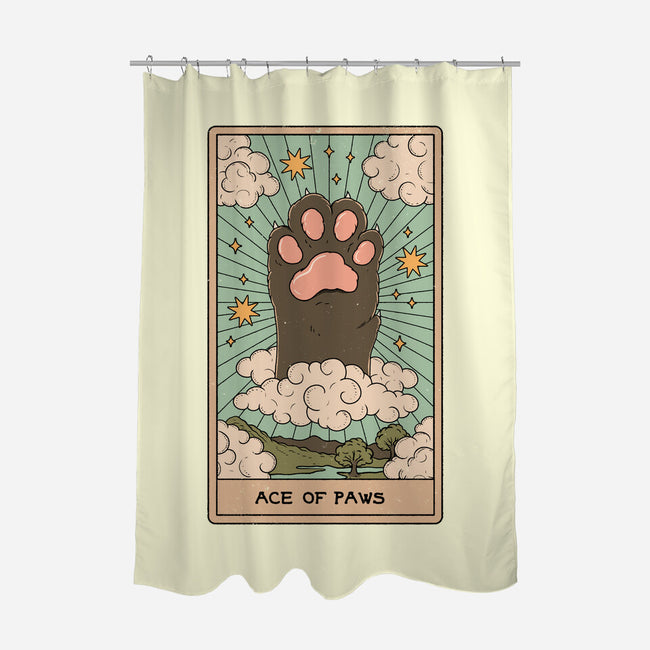 The Ace Of Paws-None-Polyester-Shower Curtain-Thiago Correa