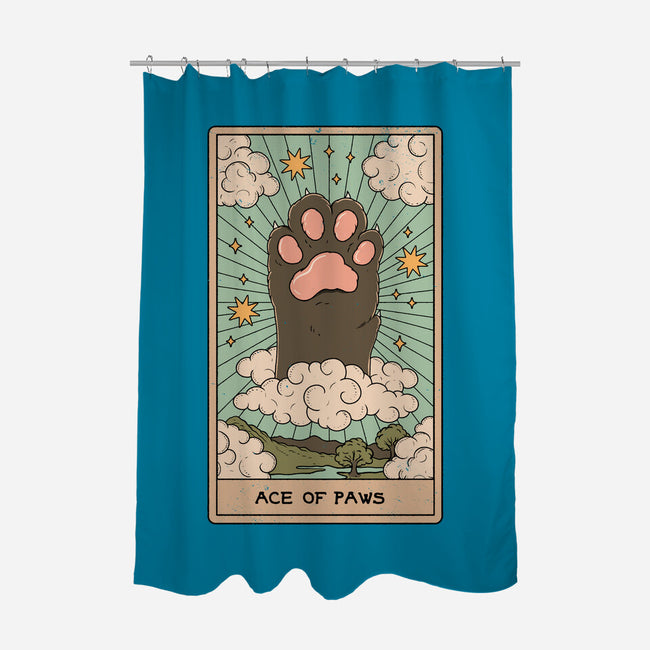 The Ace Of Paws-None-Polyester-Shower Curtain-Thiago Correa