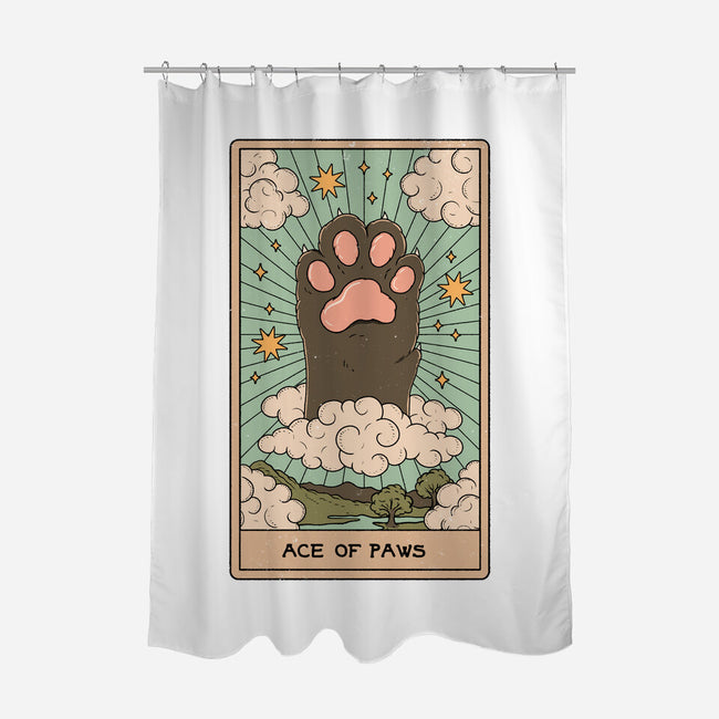 The Ace Of Paws-None-Polyester-Shower Curtain-Thiago Correa