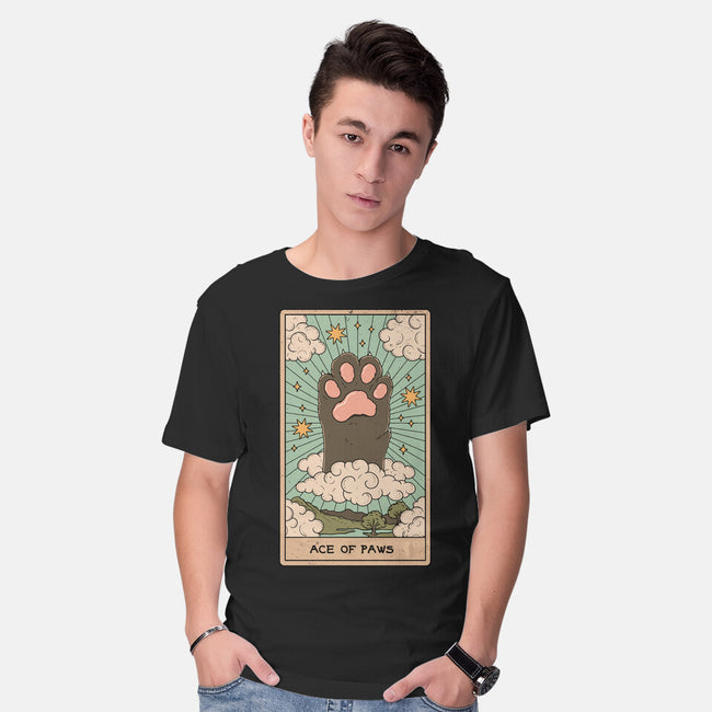 The Ace Of Paws-Mens-Basic-Tee-Thiago Correa