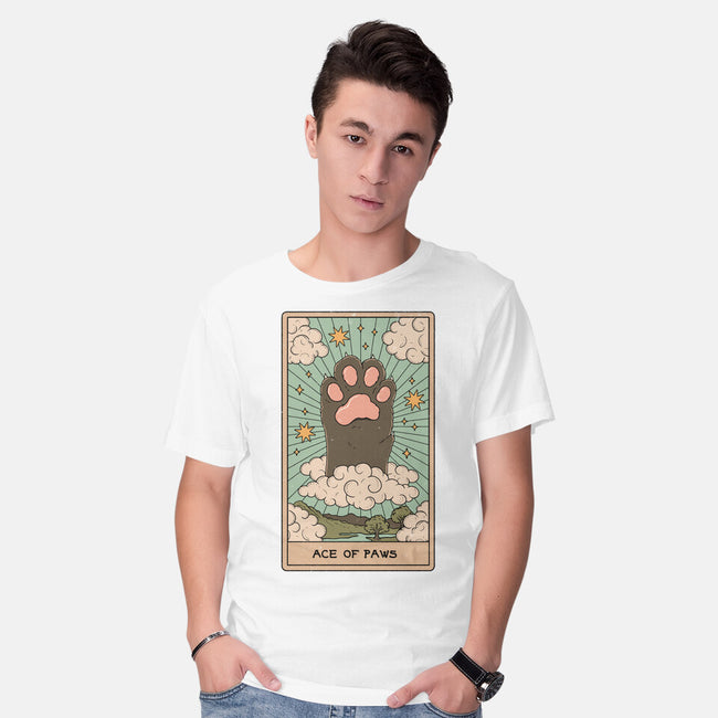 The Ace Of Paws-Mens-Basic-Tee-Thiago Correa