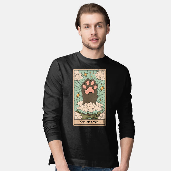 The Ace Of Paws-Mens-Long Sleeved-Tee-Thiago Correa