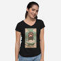 The Ace Of Paws-Womens-V-Neck-Tee-Thiago Correa