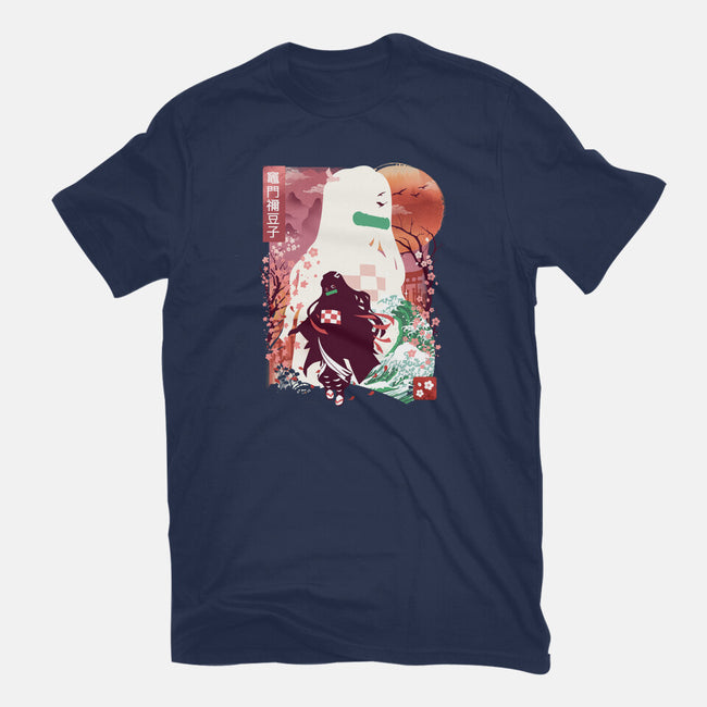 Chosen Demon Landscape-Mens-Basic-Tee-dandingeroz