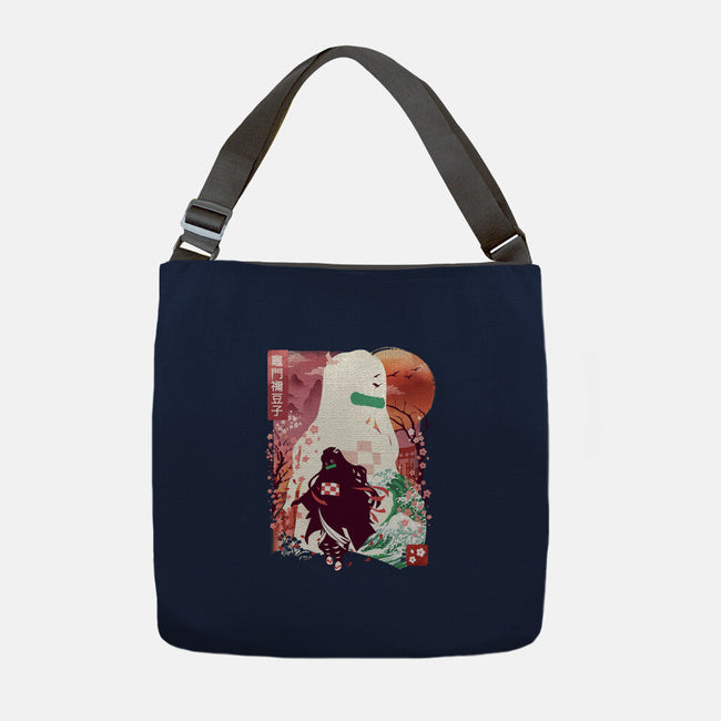 Chosen Demon Landscape-None-Adjustable Tote-Bag-dandingeroz