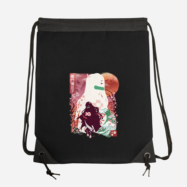 Chosen Demon Landscape-None-Drawstring-Bag-dandingeroz