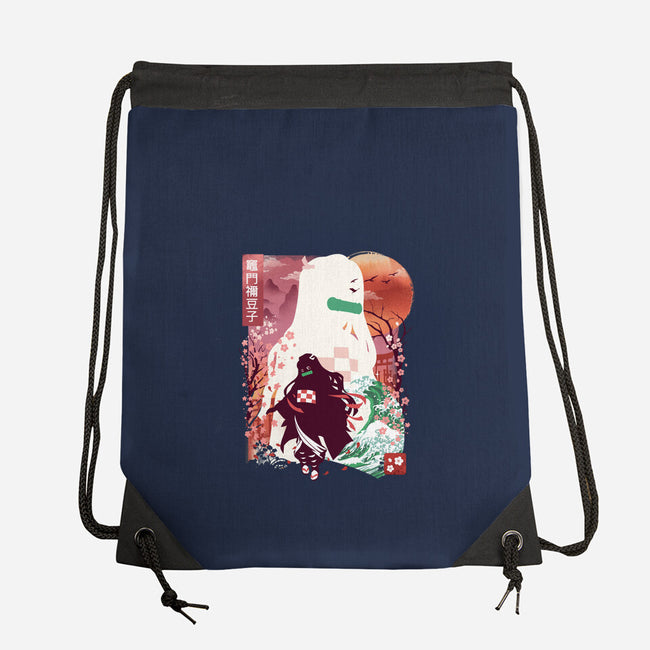 Chosen Demon Landscape-None-Drawstring-Bag-dandingeroz