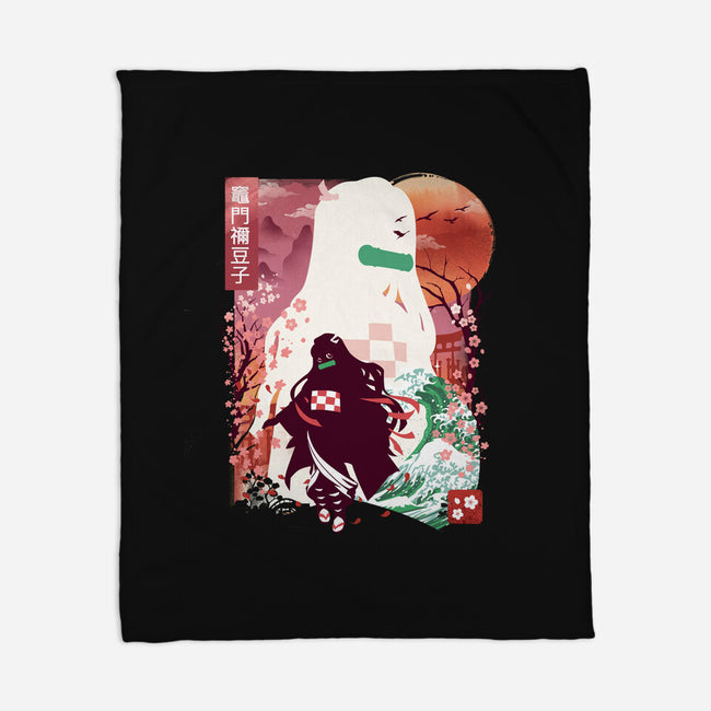 Chosen Demon Landscape-None-Fleece-Blanket-dandingeroz