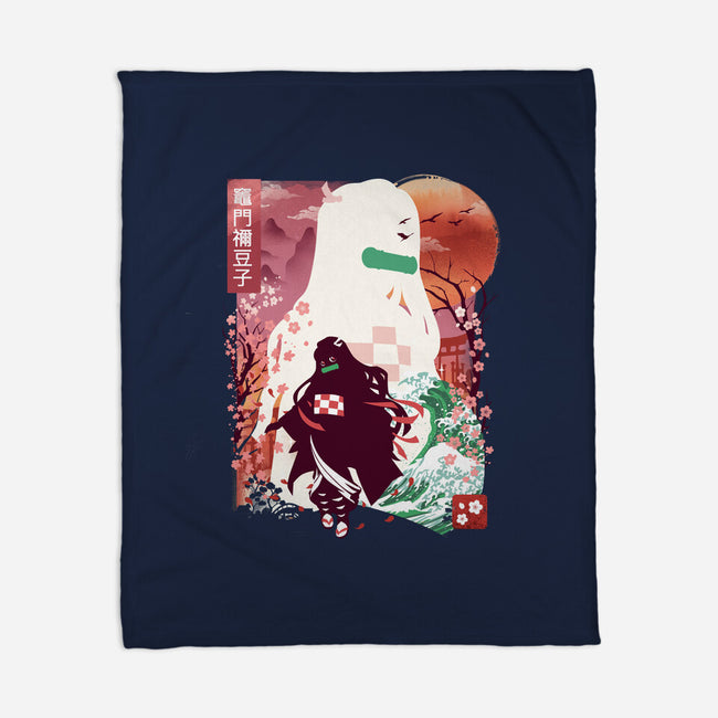 Chosen Demon Landscape-None-Fleece-Blanket-dandingeroz