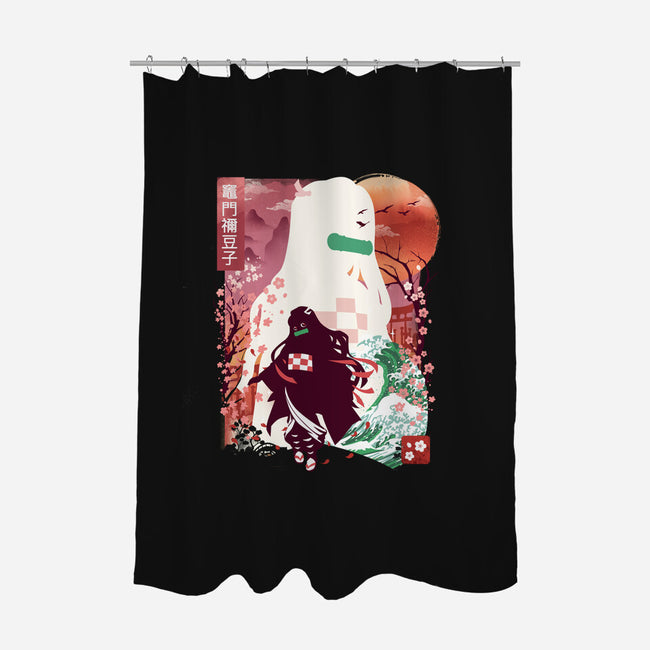 Chosen Demon Landscape-None-Polyester-Shower Curtain-dandingeroz