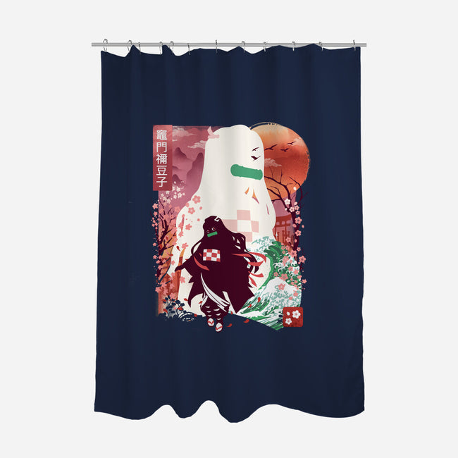 Chosen Demon Landscape-None-Polyester-Shower Curtain-dandingeroz