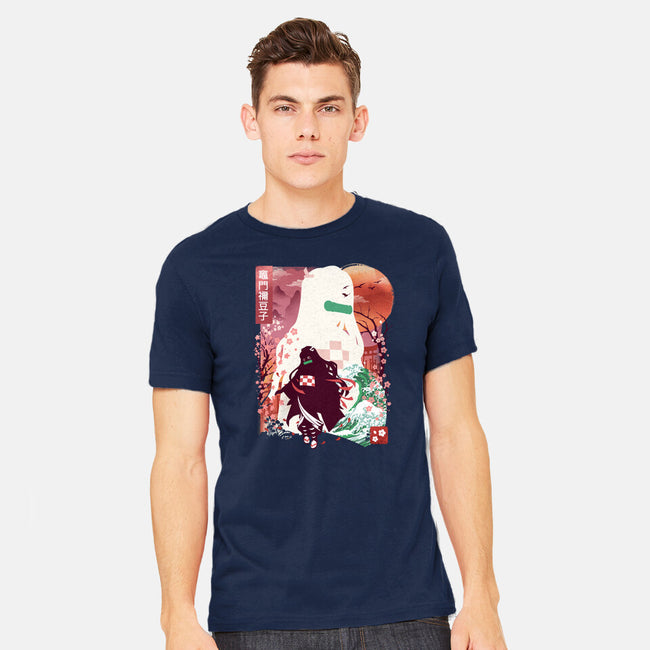 Chosen Demon Landscape-Mens-Heavyweight-Tee-dandingeroz