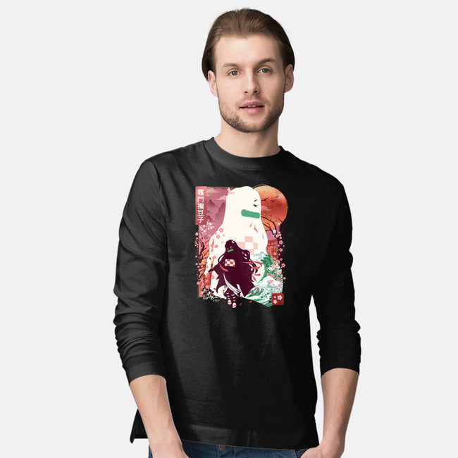 Chosen Demon Landscape-Mens-Long Sleeved-Tee-dandingeroz
