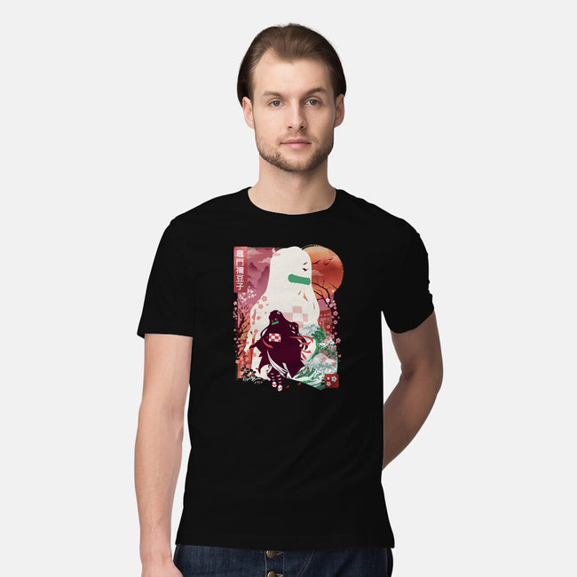 Chosen Demon Landscape-Mens-Premium-Tee-dandingeroz