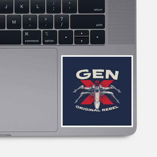 Original Rebel-None-Glossy-Sticker-Popnotic