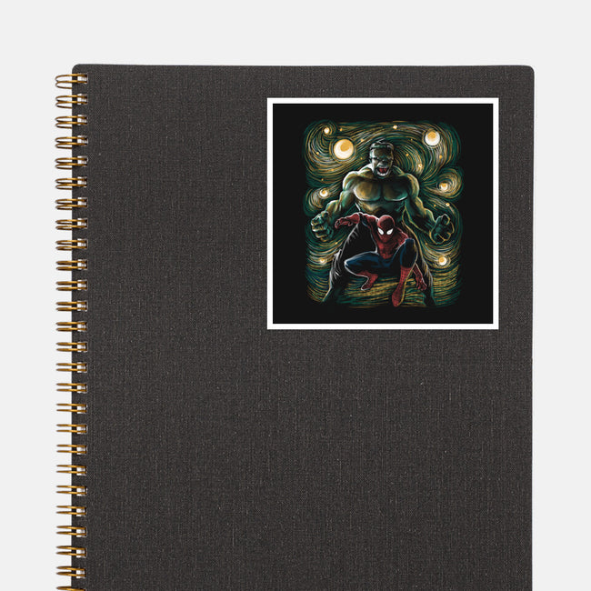 The Colossus And The Spider-None-Glossy-Sticker-zascanauta