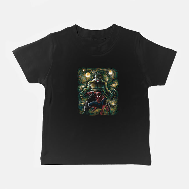 The Colossus And The Spider-Baby-Basic-Tee-zascanauta