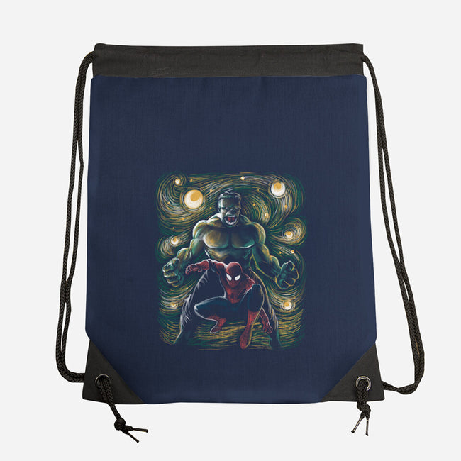 The Colossus And The Spider-None-Drawstring-Bag-zascanauta