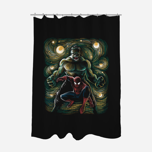 The Colossus And The Spider-None-Polyester-Shower Curtain-zascanauta
