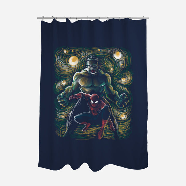 The Colossus And The Spider-None-Polyester-Shower Curtain-zascanauta