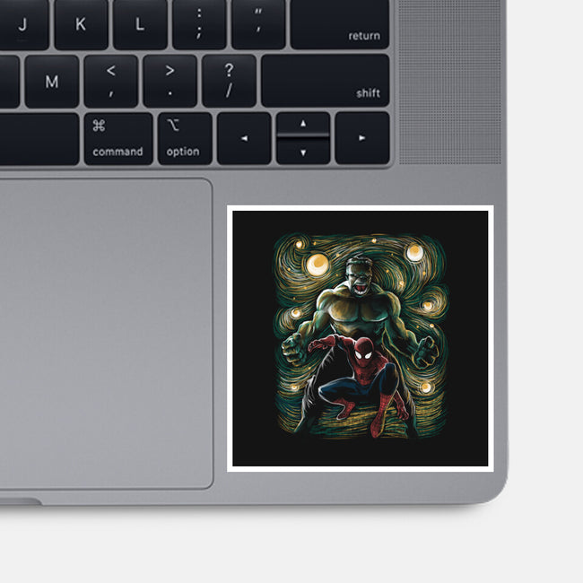 The Colossus And The Spider-None-Glossy-Sticker-zascanauta