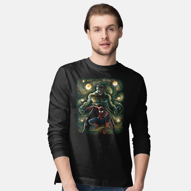 The Colossus And The Spider-Mens-Long Sleeved-Tee-zascanauta