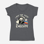 Cute Execute-Womens-V-Neck-Tee-NemiMakeit