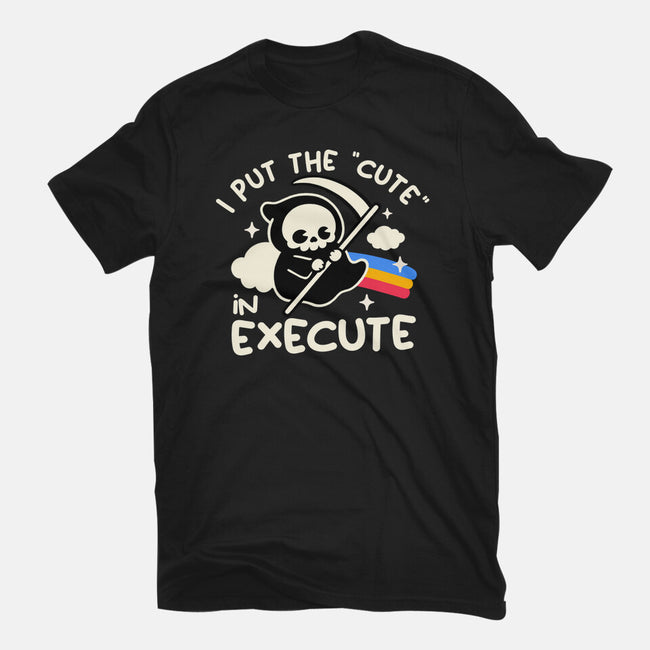 Cute Execute-Womens-Fitted-Tee-NemiMakeit