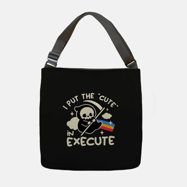 Cute Execute-None-Adjustable Tote-Bag-NemiMakeit