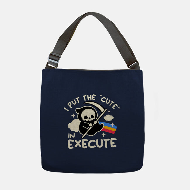 Cute Execute-None-Adjustable Tote-Bag-NemiMakeit