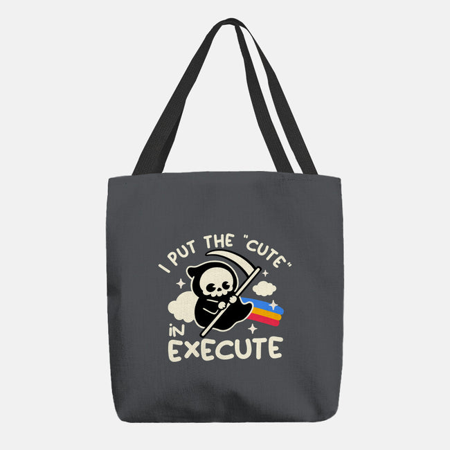 Cute Execute-None-Basic Tote-Bag-NemiMakeit