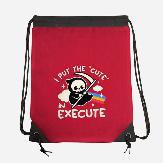 Cute Execute-None-Drawstring-Bag-NemiMakeit