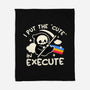 Cute Execute-None-Fleece-Blanket-NemiMakeit